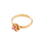 Anello Fiore di Bouganville sospeso - immagine 2
