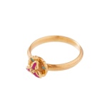 Anello Fiore di Bouganville sospeso - immagine 9