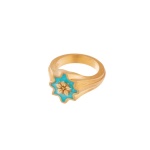 Anello chevalier fiore di Fico d'India piccolo - immagine 11