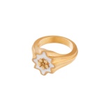 Anello chevalier fiore di Fico d’India grande - immagine 4